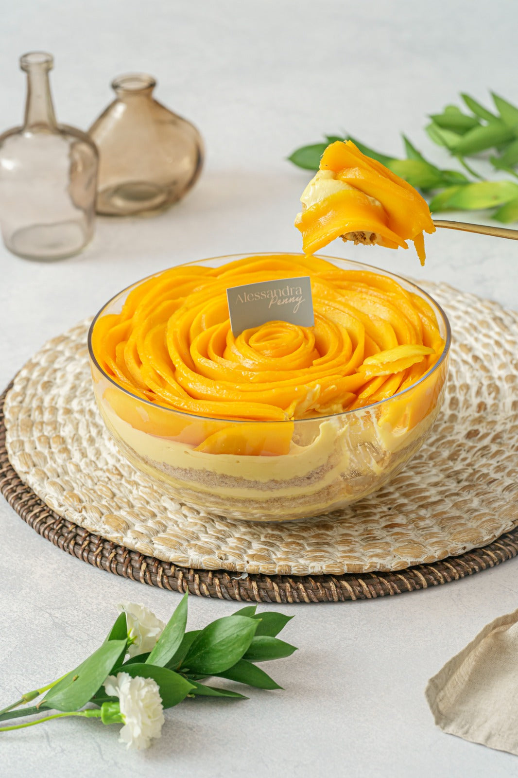 Delicia de Mango en bowl