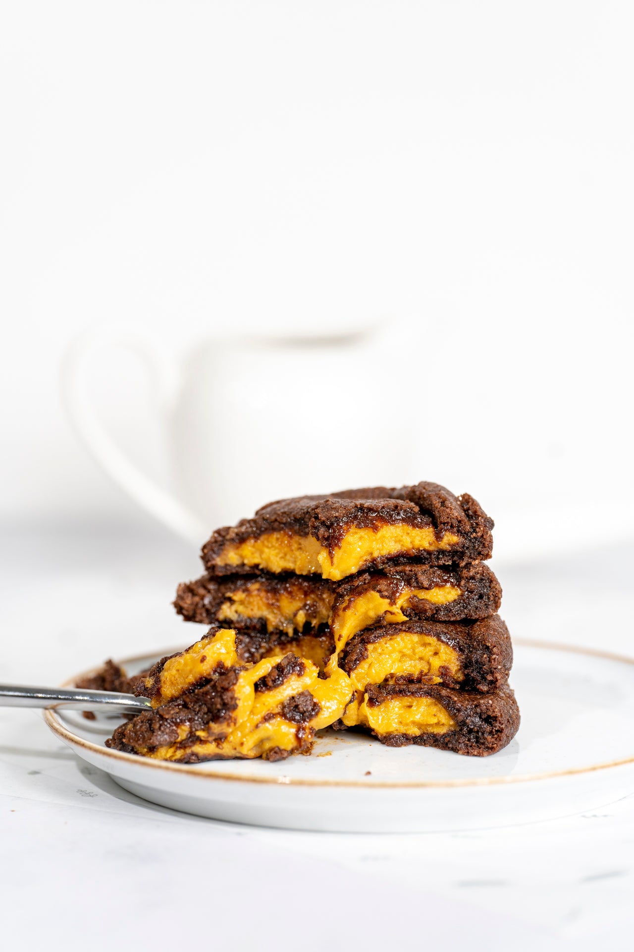 Galletas de Chocolate rellenas de Lúcuma