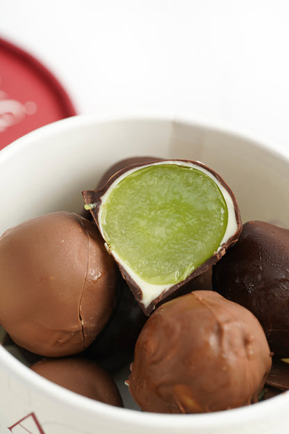 Uvas bañadas de chocolate X MUSCATEL