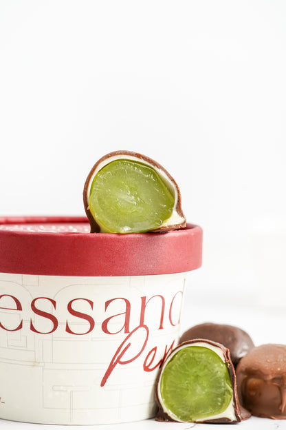 Uvas bañadas de chocolate X MUSCATEL