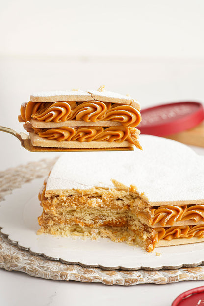 Torta de Alfajor en forma de corazón