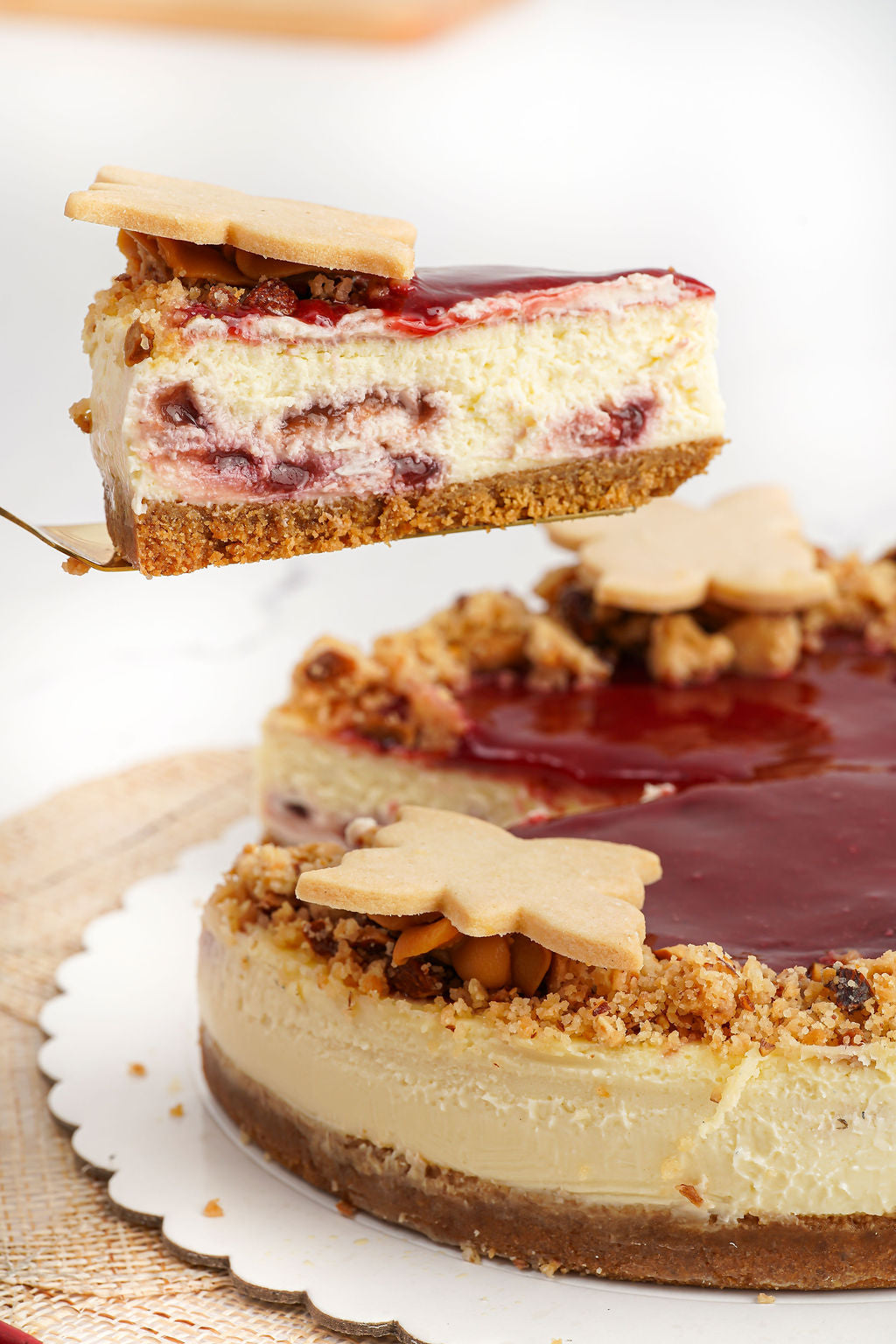 Cheesecake de frambuesa