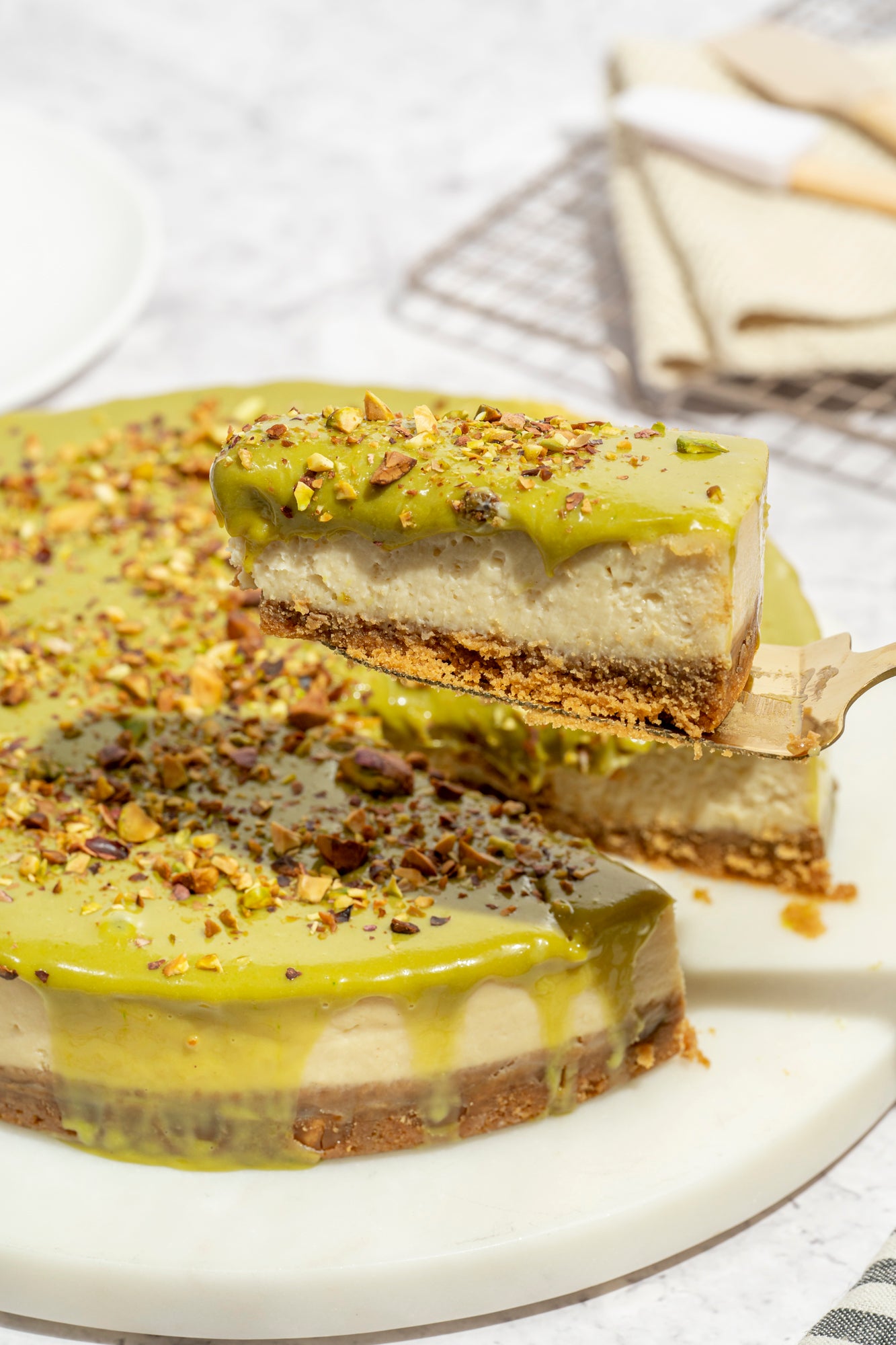 Cheesecake de Pistacho