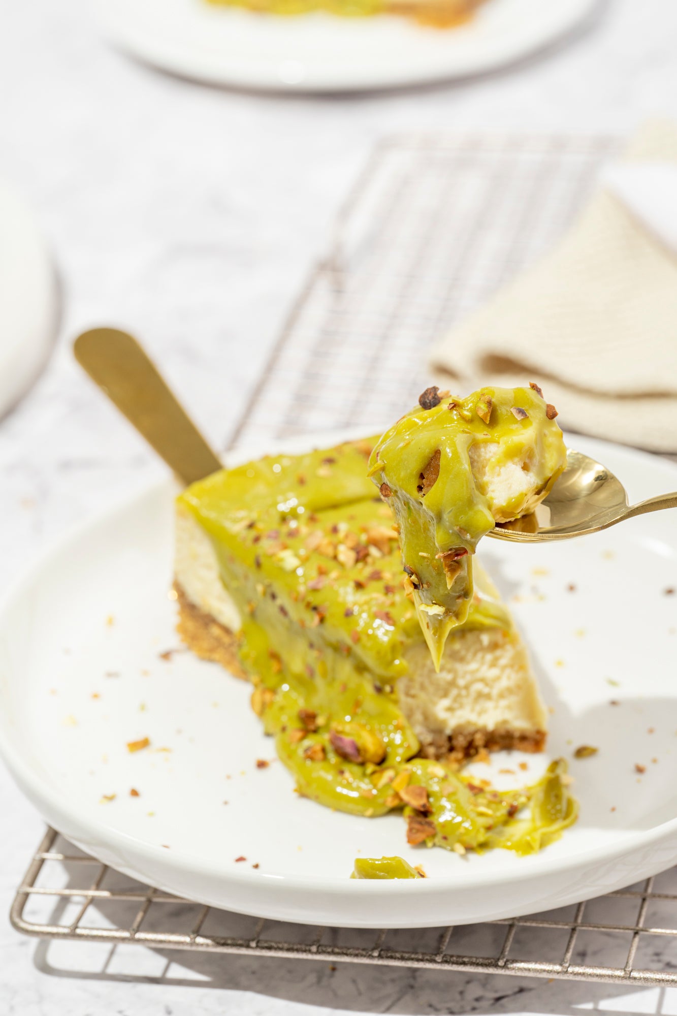 Cheesecake de Pistacho