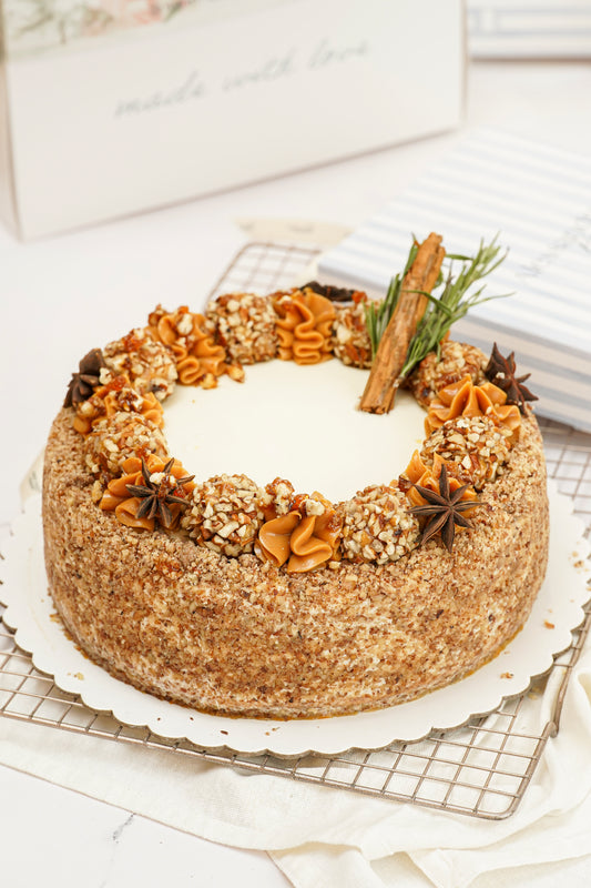 Carrot cake Navideño