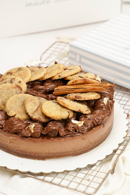 Cheesecake de chocolate caliente