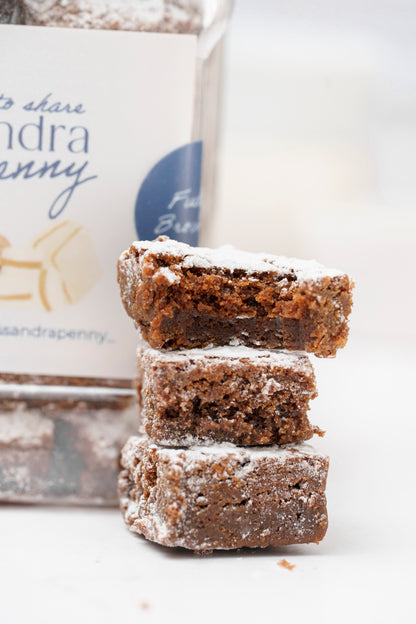 Jar de fudgy brownies grande