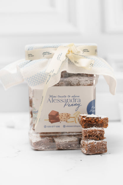 Jar de fudgy brownies grande