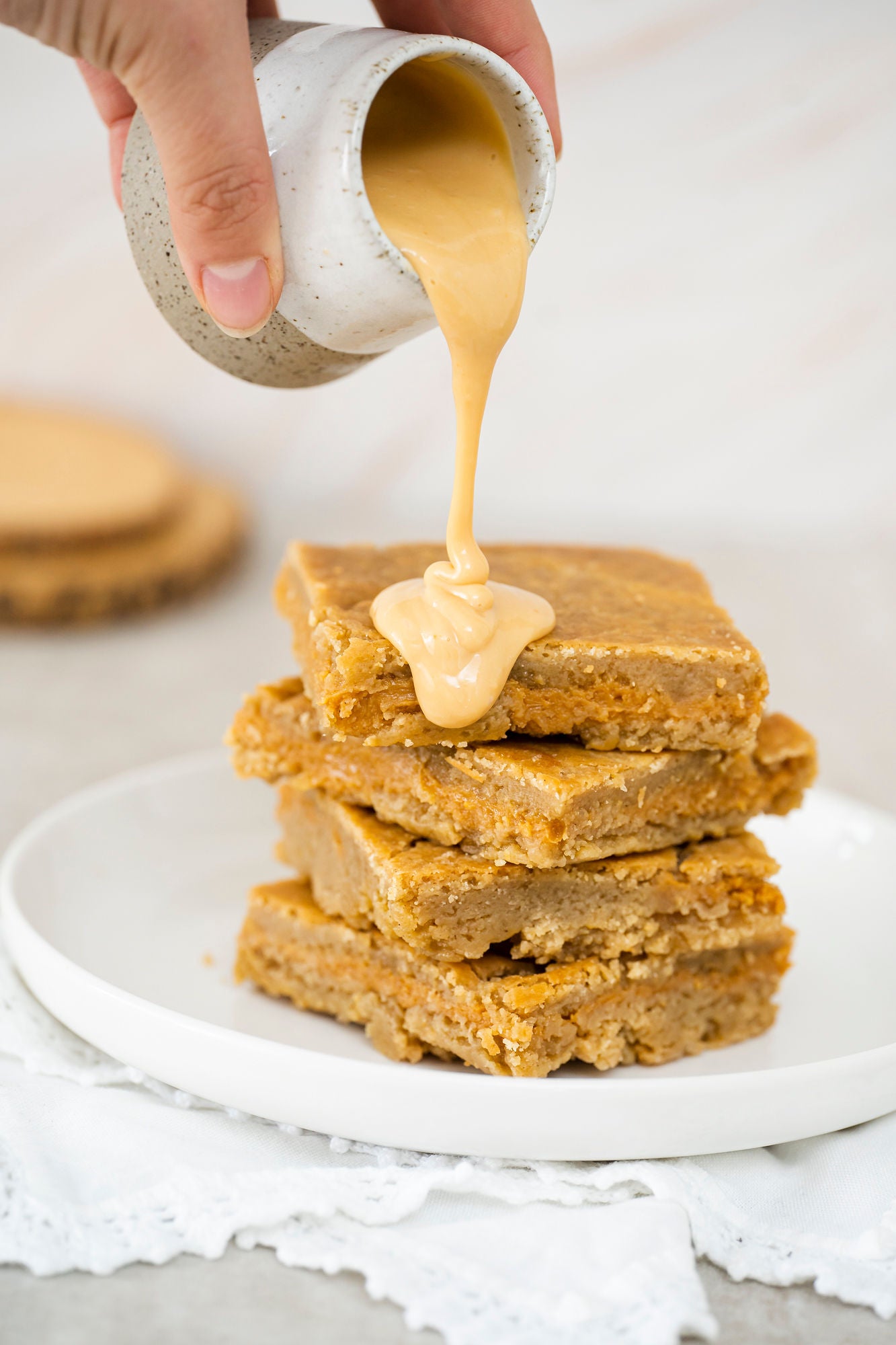 Caja de Blondies con Manjar