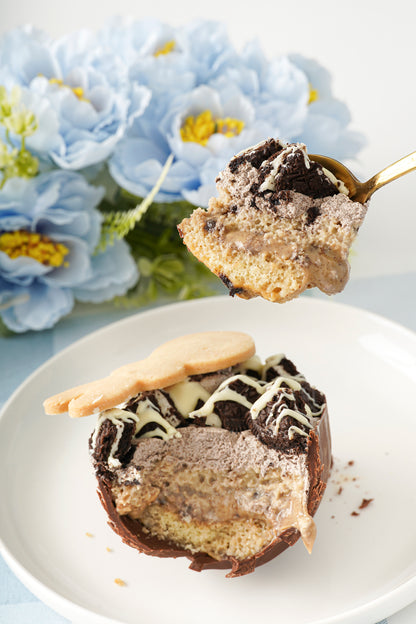 Tres Leches Cookies n cream Half Easter Egg