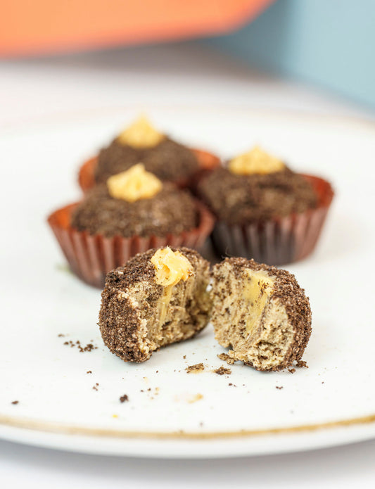 Caja de trufas de cookies n cream