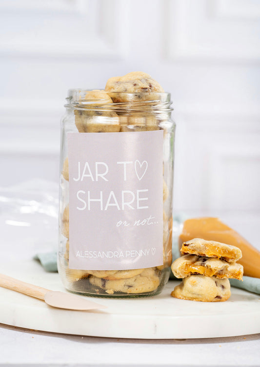 Lucuma Stuffed Cookies in a Jar