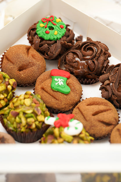 Caja 16 trufas navideñas