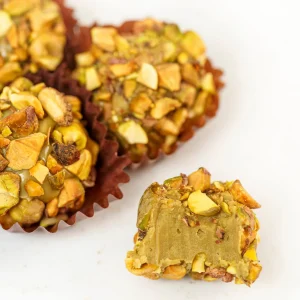 Caja de trufas de pistacho